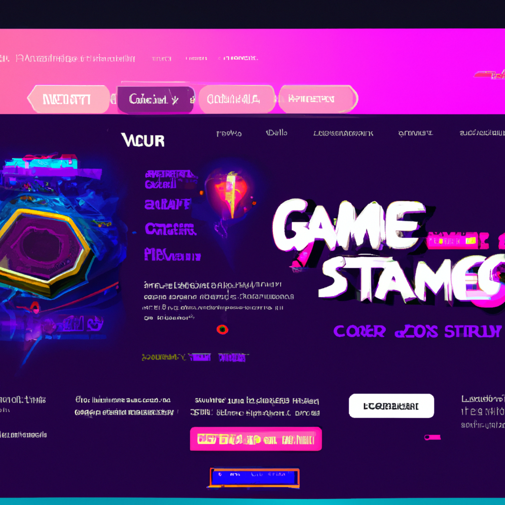 Gallery snapshot — neon UI and scoreboard